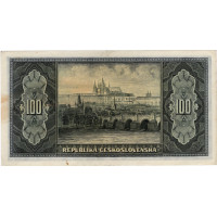 Bankovka ČSR, 100 Kčs, Pi. 63a, 1/XF, Série GN