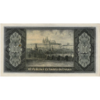 Bankovka ČSR, 100 Kčs, Pi. 63a, 1/XF, serie GV