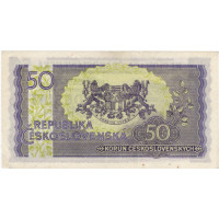 Bankovka ČSR, 50 Kčs, Pi. 62a, 1/XF, serie JP