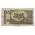 Banknote Tschechoslowakei, 50 Kčs, Pi. 62a, 1/XF, serie MA, 110639 1