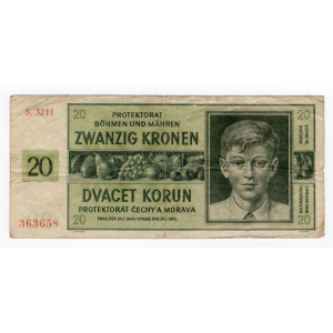 20 Kčs, Emise 1919