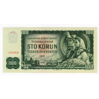 Bankovka ČSR, 100 Kčs, Pi. 91c, N/UNC, 1961, serie G, 51