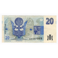 Bankovka ČR, 20 Kč, Pi. 10a, 1/XF, Série A55