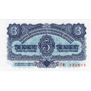 3 Kčs, Emise 1961