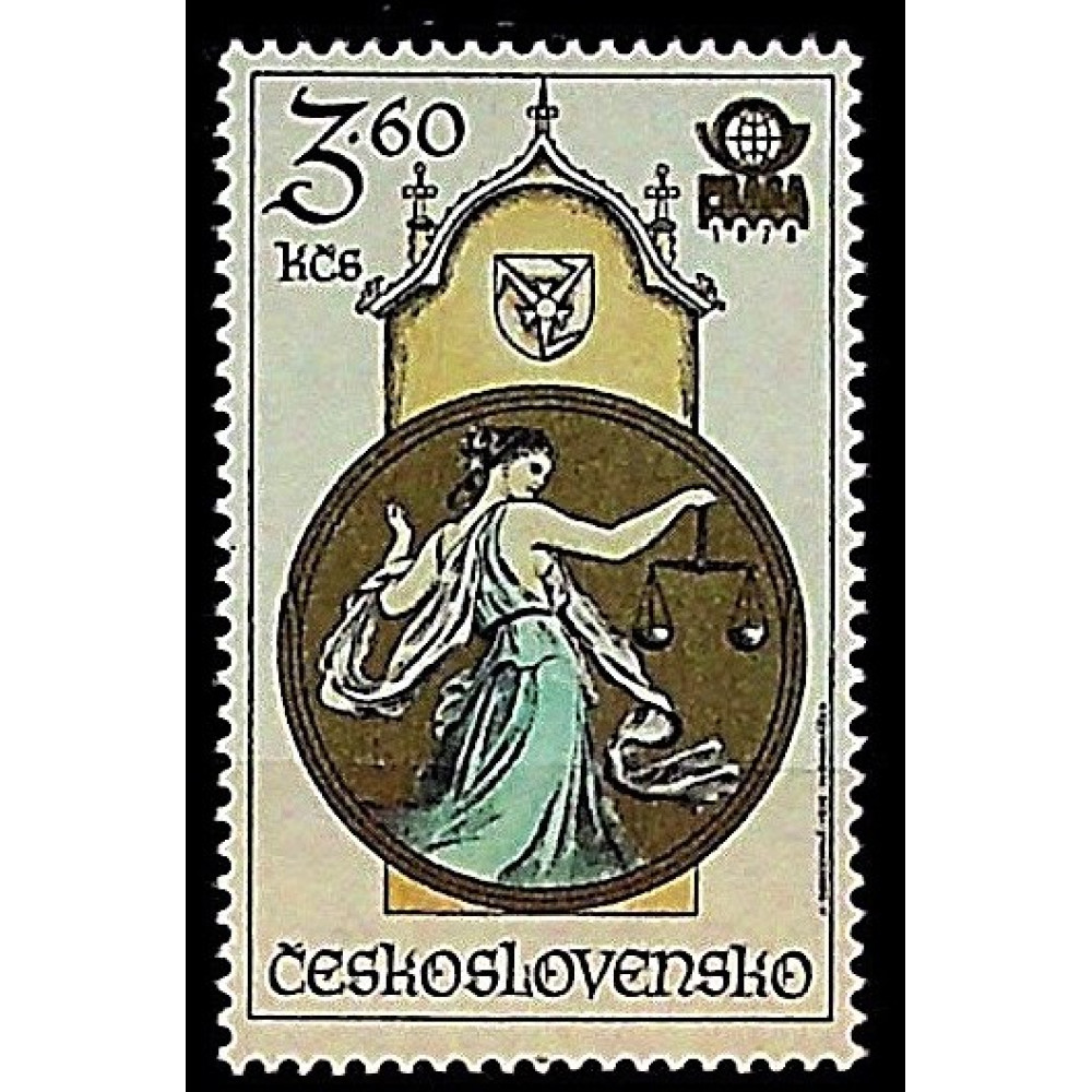 Sello Checoslovaquia, 3,60Kčs, Mi.2455, MNH** 