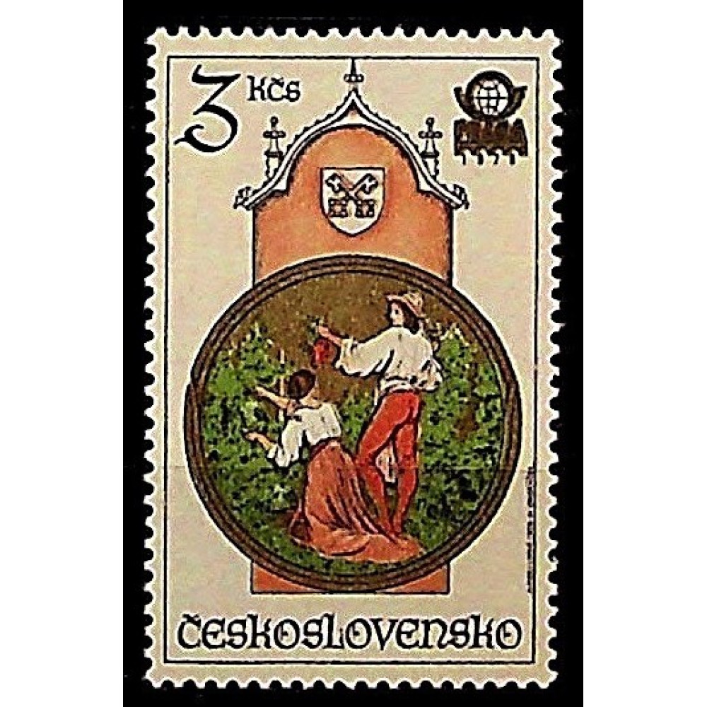 Sello Checoslovaquia, 3Kčs, Mi.2454, MNH** 