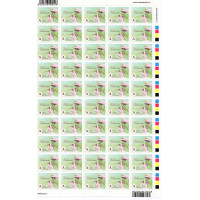 Kompletní arch ČR, Pof.964, 50xA