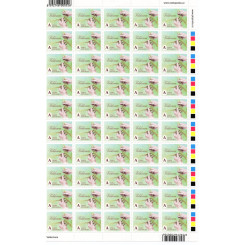 Kompletní arch ČR, Pof.964, 50xA