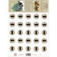 Kompletní arch ČR, Pof.829, 25xA