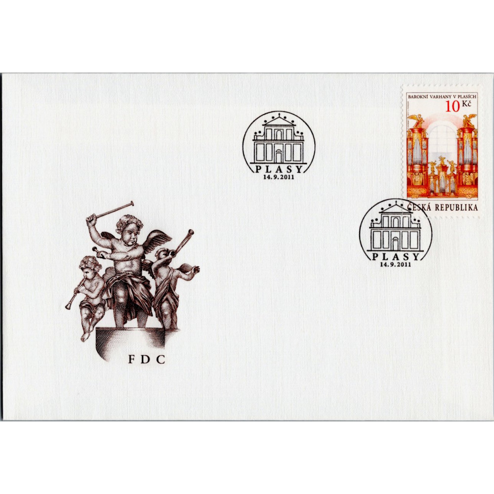 FDC ČR, Pof.697**, 10 Kč