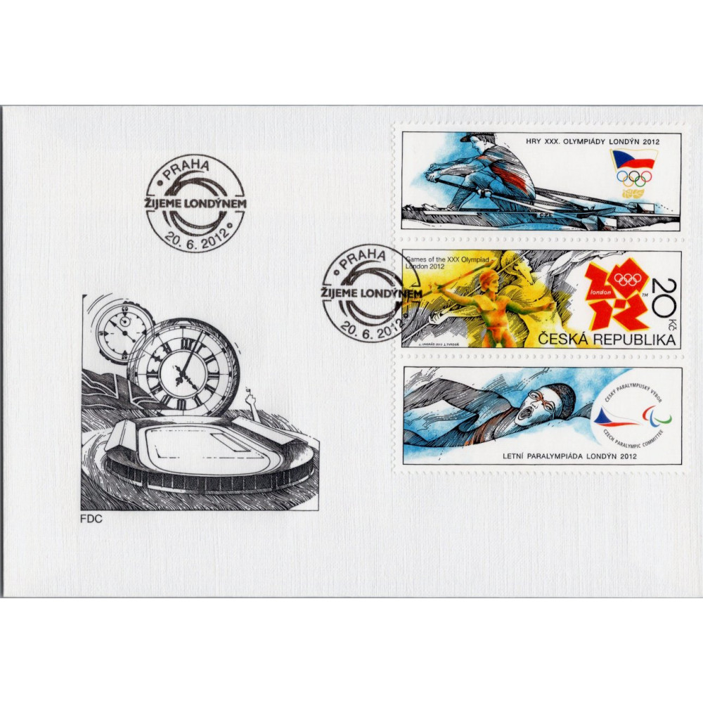 FDC Chequia, Pof.726 (Mi. 725), MNH, 20 Kč