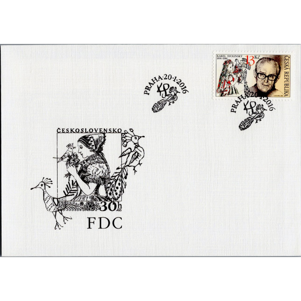FDC ČR, Pof.873**, 13 Kč