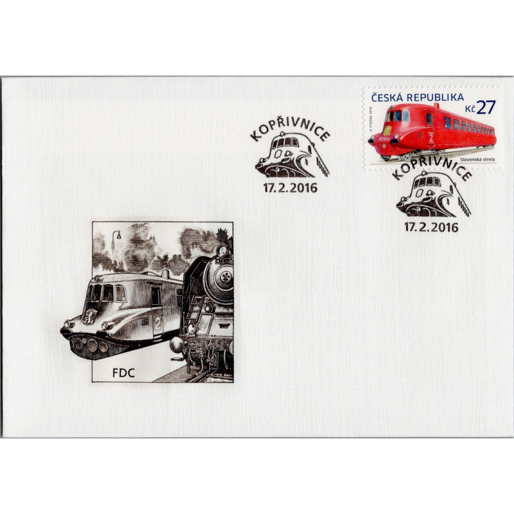 FDC ČR, Pof.876**, 27 Kč