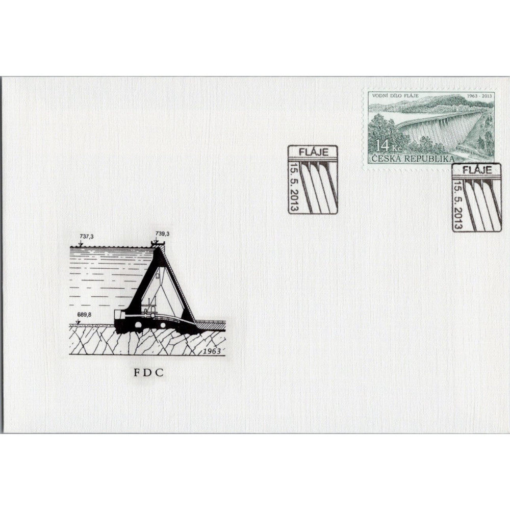 FDC Tschechische Republik, Pof.763 (Mi. 763)**, 14 Kč