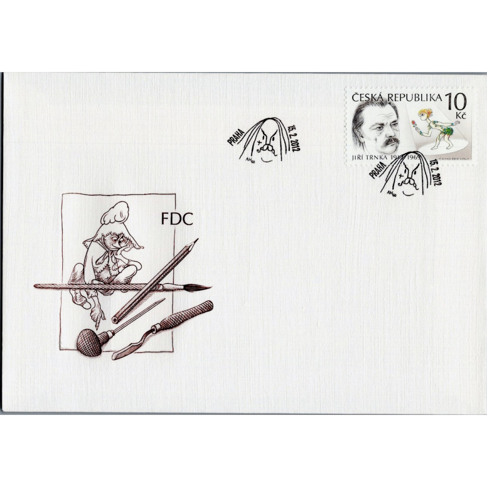 FDC ČR, Pof.710**, 10 Kč