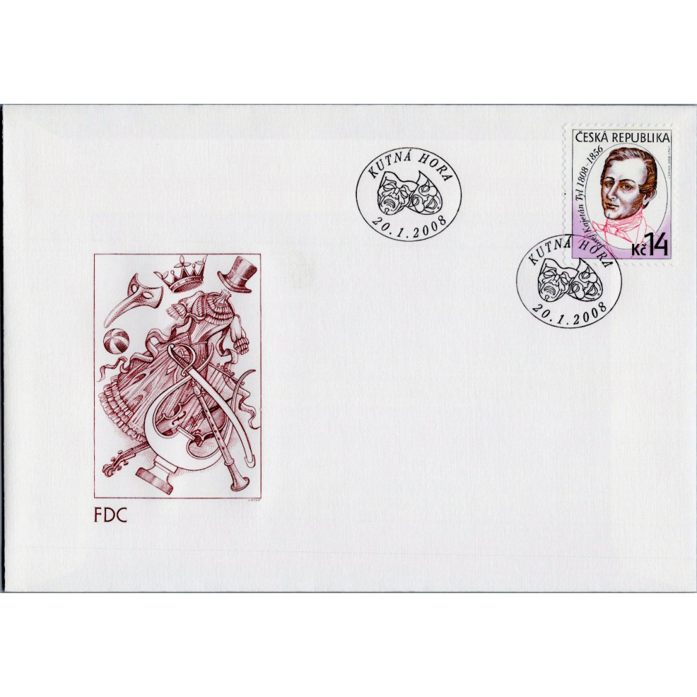 FDC ČR, Pof.542**, 14 Kč