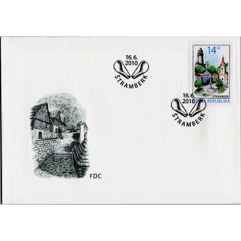FDC ČR, Pof.638**, 14 Kč