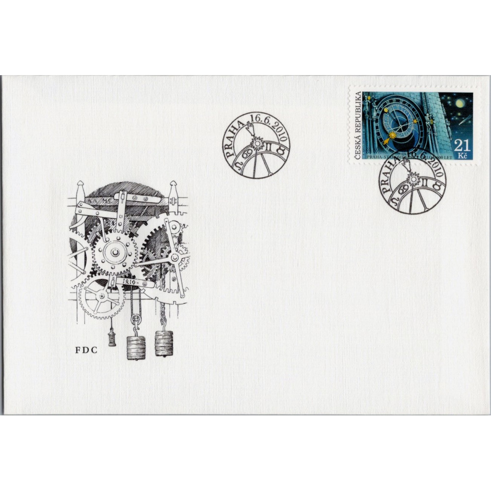 FDC ČR, Pof.640**, 21 Kč