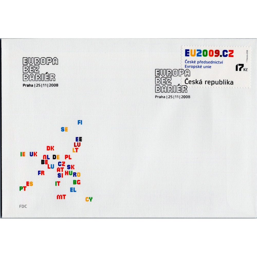 FDC ČR, Pof.584**, 17 Kč