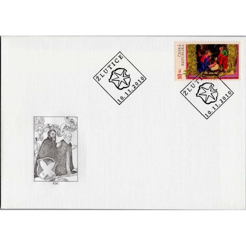FDC ČR, Pof.664**, 10 Kč
