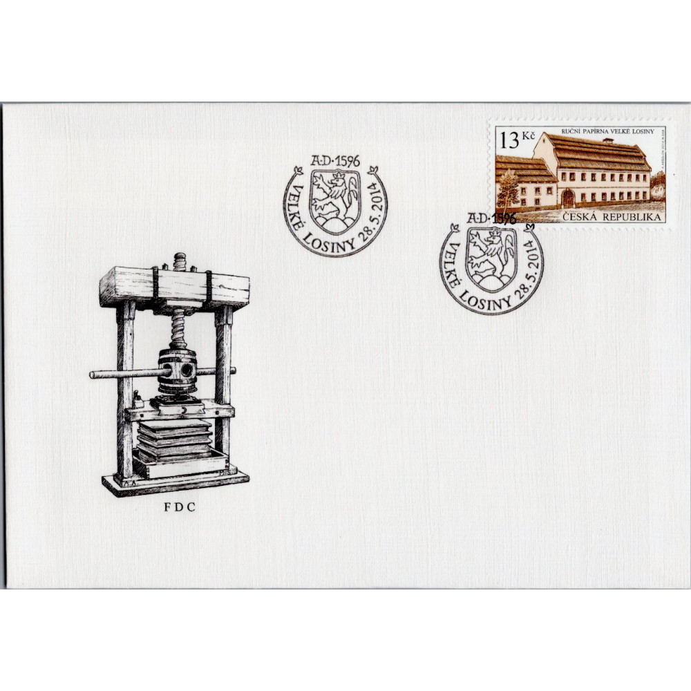 FDC ČR, Pof.807**, 13 Kč