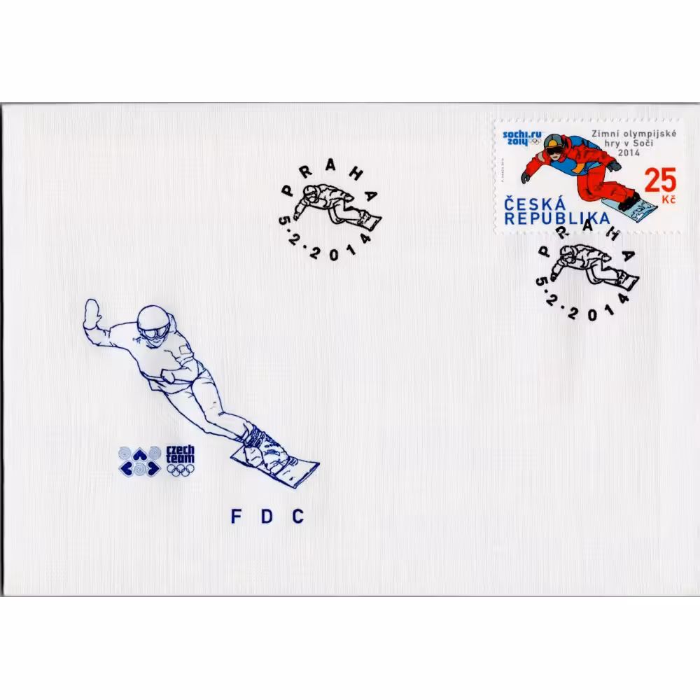 FDC Czechia, Pof.797 (Mi. 795), MNH, 25 Kč