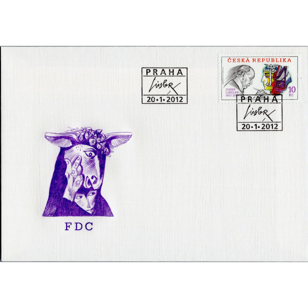 FDC ČR, Pof.708**, 10 Kč