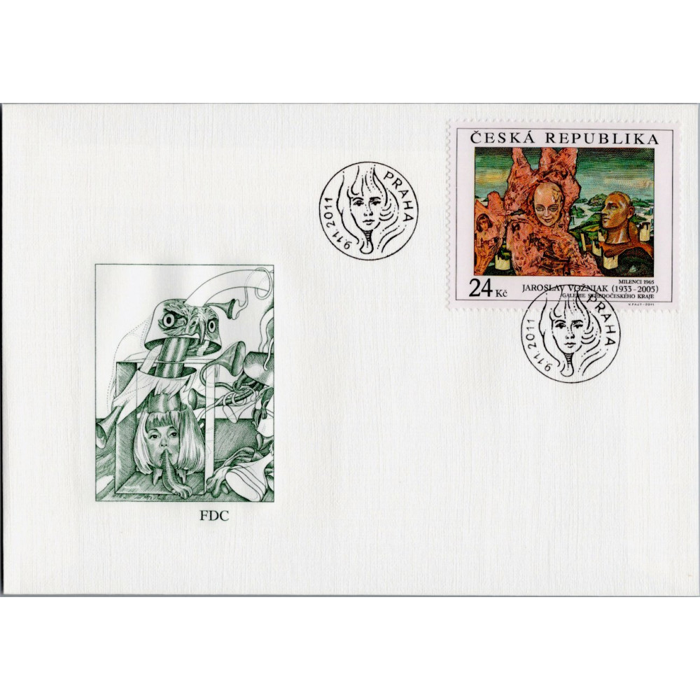 FDC ČR, Pof.704**, 24 Kč