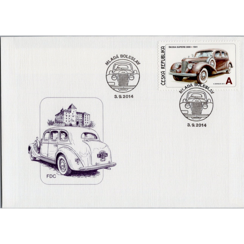 FDC Tschechische Republik, Pof.820 (Mi. 818)**, A