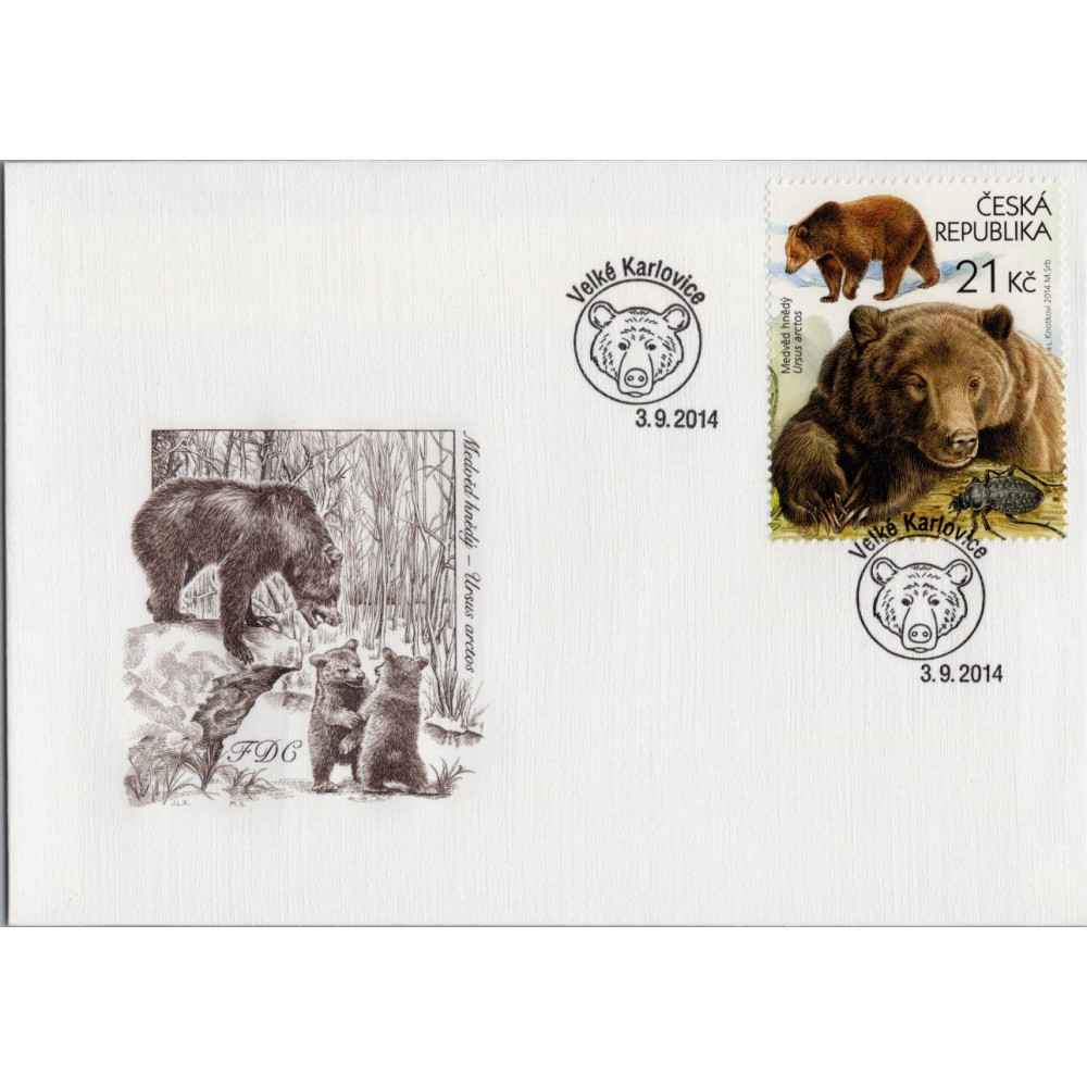 FDC ČR, Pof.816**, 21 Kč