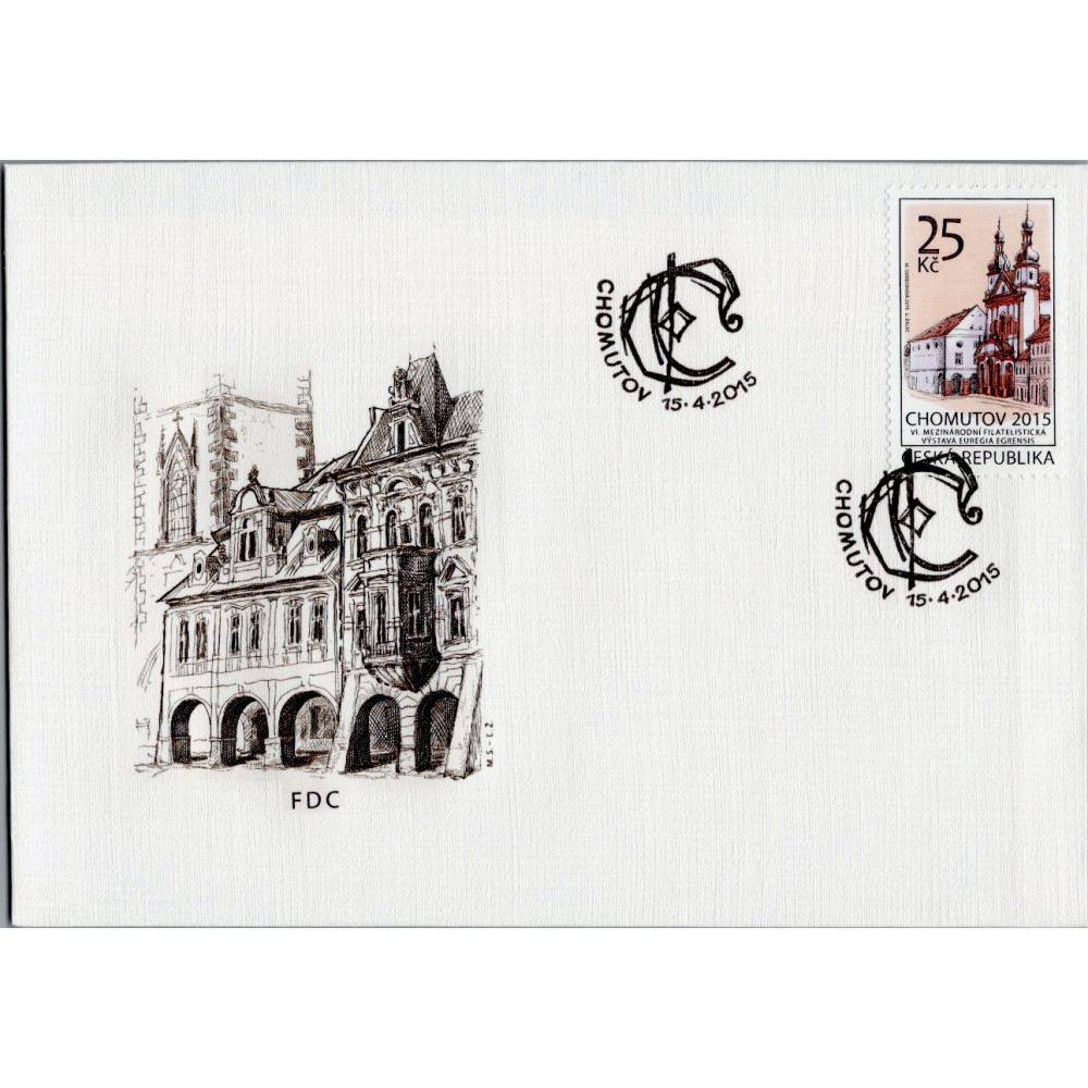 FDC ČR, Pof.844**, 25 Kč