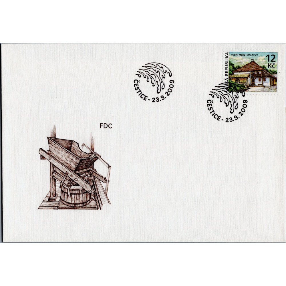 FDC ČR, Pof.609**, 12 Kč