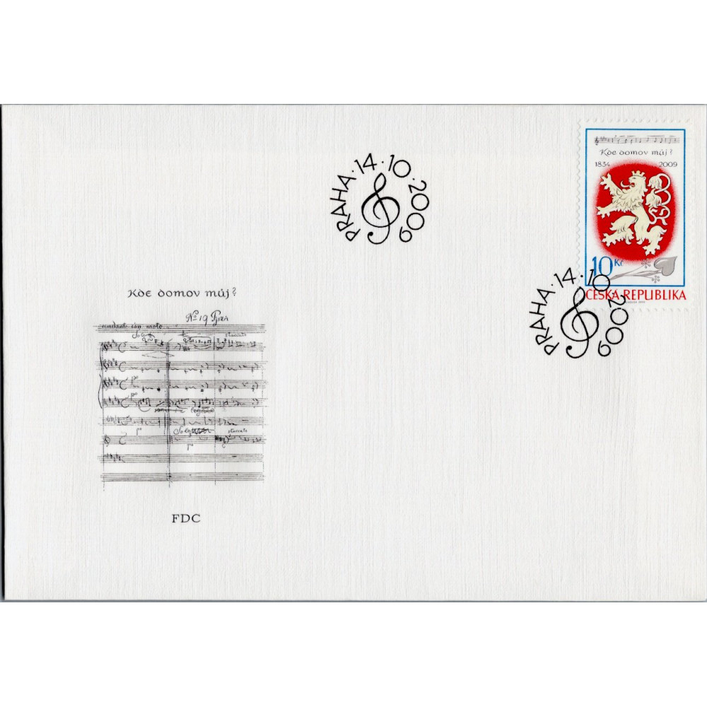 FDC Tchéquia, Pof.610 (Mi. 609), MNH, 10 Kč