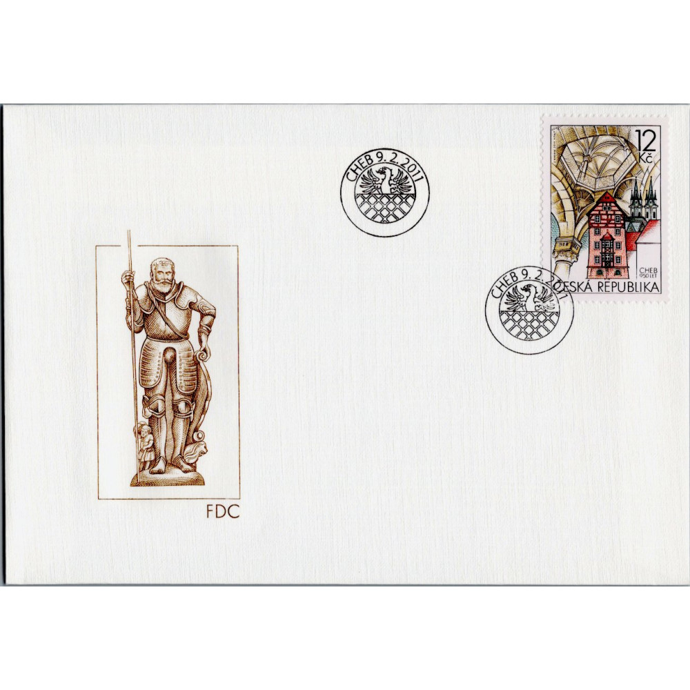 FDC Czechia, Pof.670 (Mi. 669), MNH, 12 Kč
