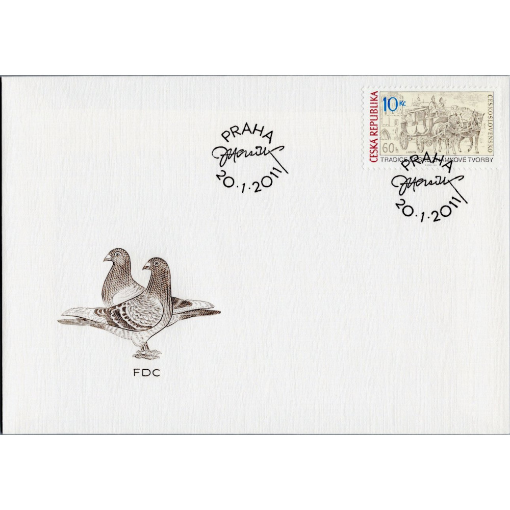 FDC ČR, Pof.667**, 10 Kč