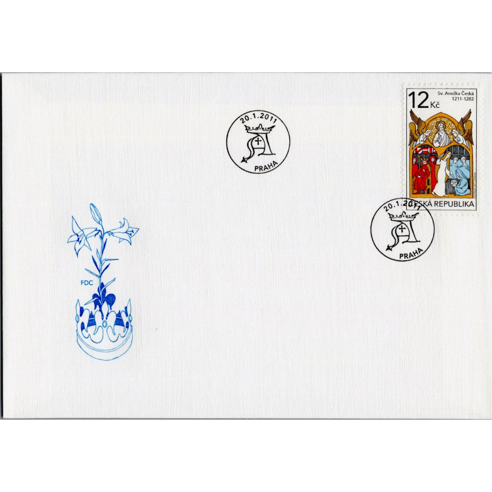 FDC ČR, Pof.668**, 12 Kč