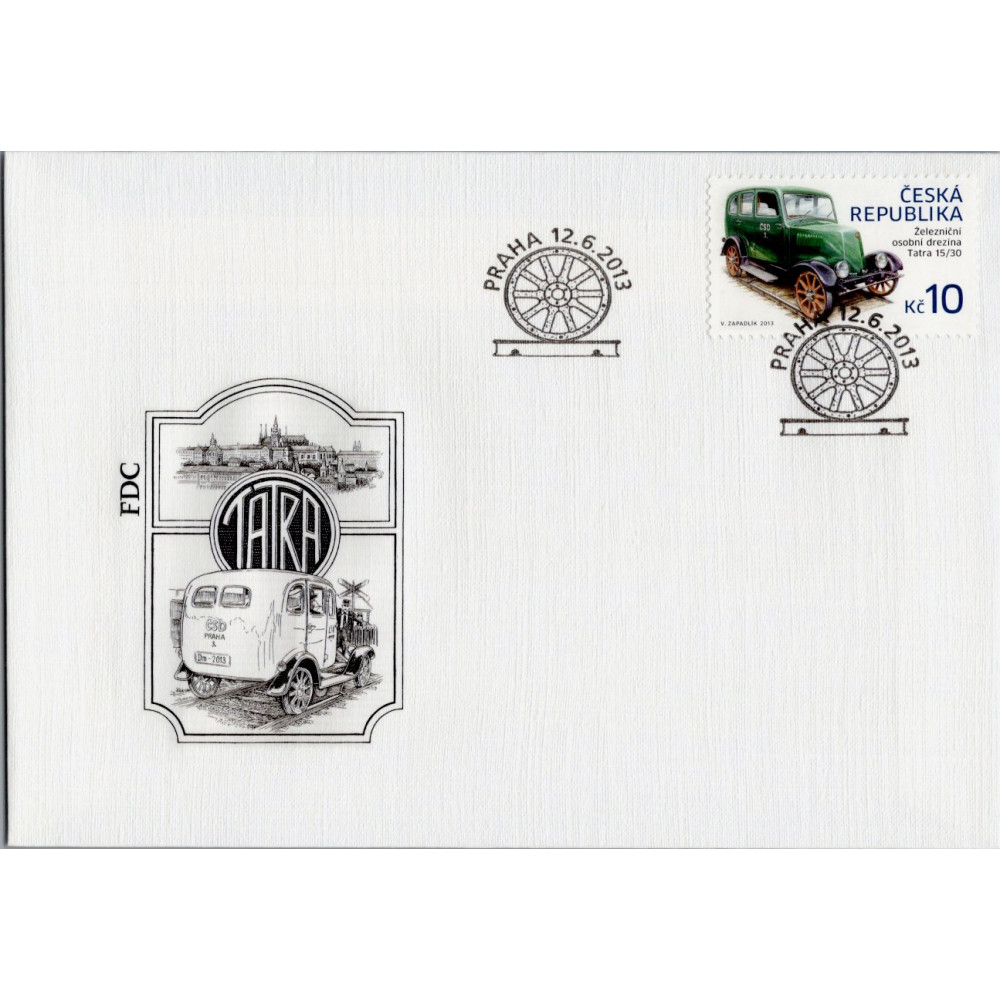 FDC ČR, Pof.769**, 10 Kč