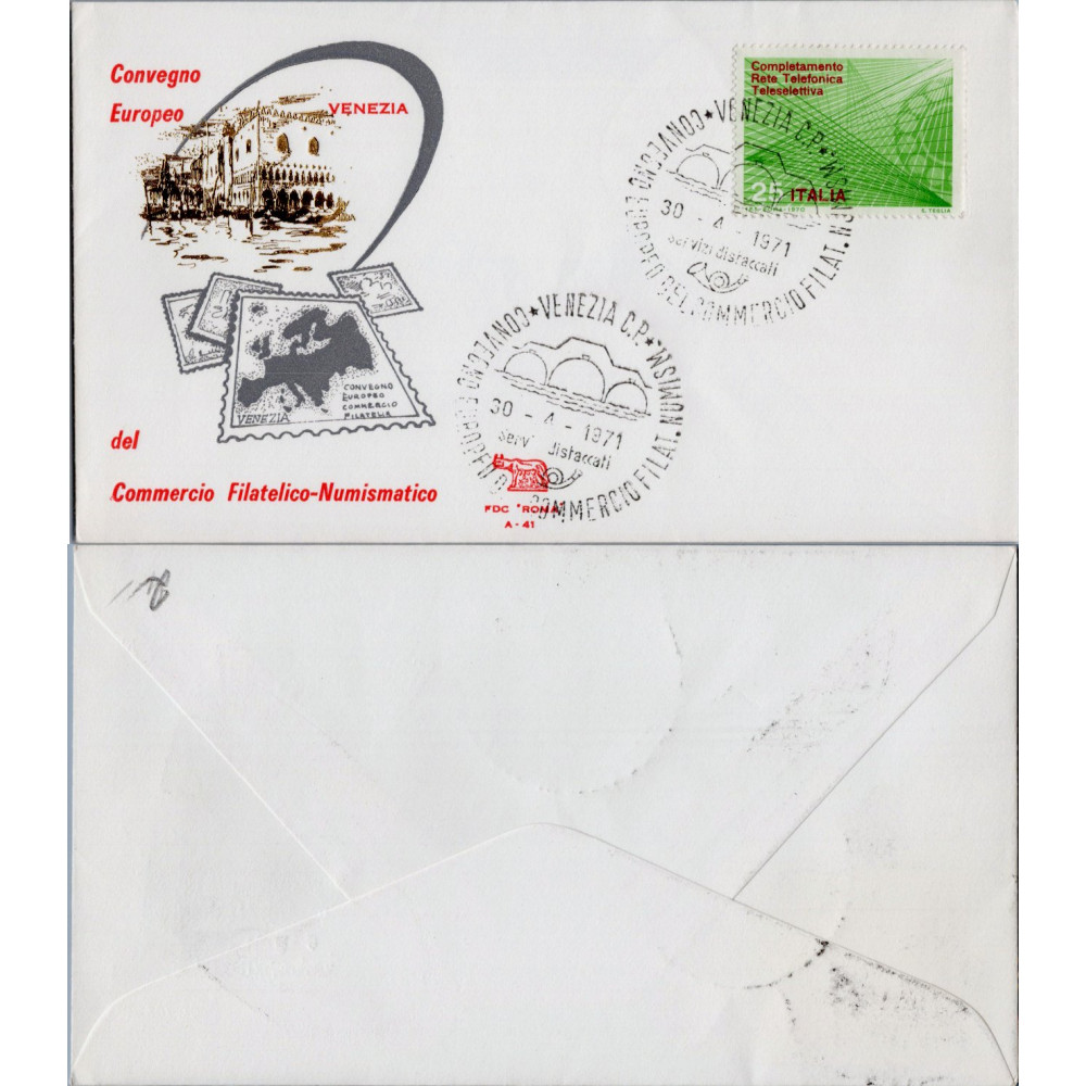 FDC Itálie, Mi.1323 (SG 1271)#, 25 L