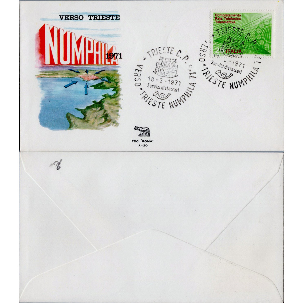 FDC Itálie, Mi.1323 (SG 1271)#, 25 L