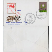 FDC Italia, Mi.1319 (SG 1267), Usado #, 25 L
