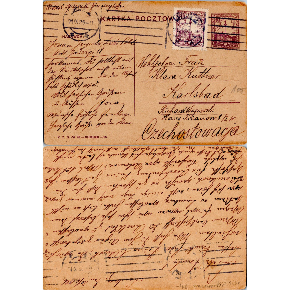 Brief Polen#, Polen