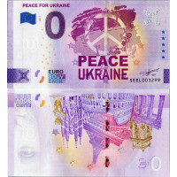 Bankovka 0 EUR, SEEL 003299, N/UNC, 2022, serie SEEL, 003299 Bankovka 0 EUR, SEEL 003299, N/UNC, 2022, serie SEEL, 003299