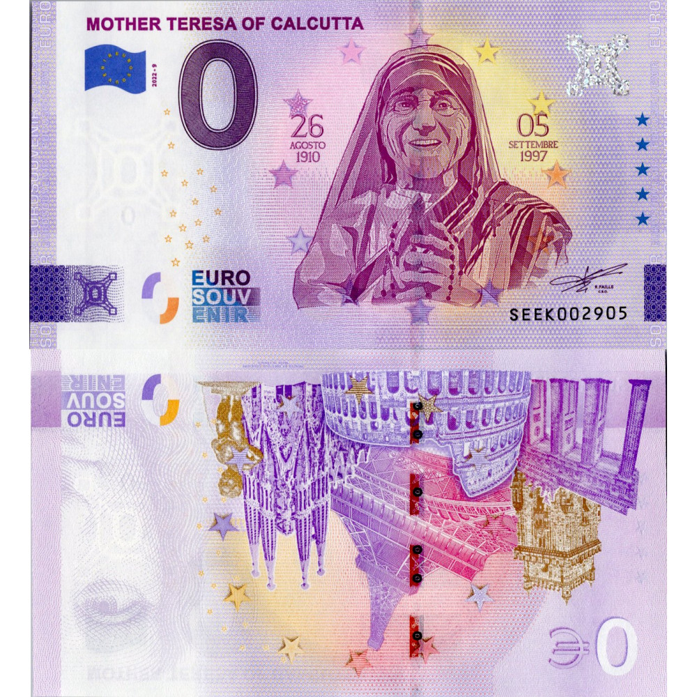 Bankovka 0 EUR, SEEK 002905, N/UNC, serie SEEK, 002905 Bankovka 0 EUR, SEEK 002905, N/UNC, serie SEEK, 002905