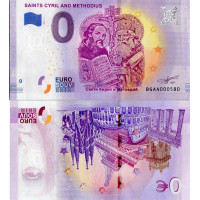Bankovka 0 EUR, BGAA 000580, 0/AU, 2019, Cyril a Metoděj, Bulharsko