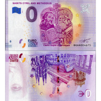 Bankovka 0 EUR, BGAA 004675, 0/AU, 2019, Cyril a Metoděj, Bulharsko