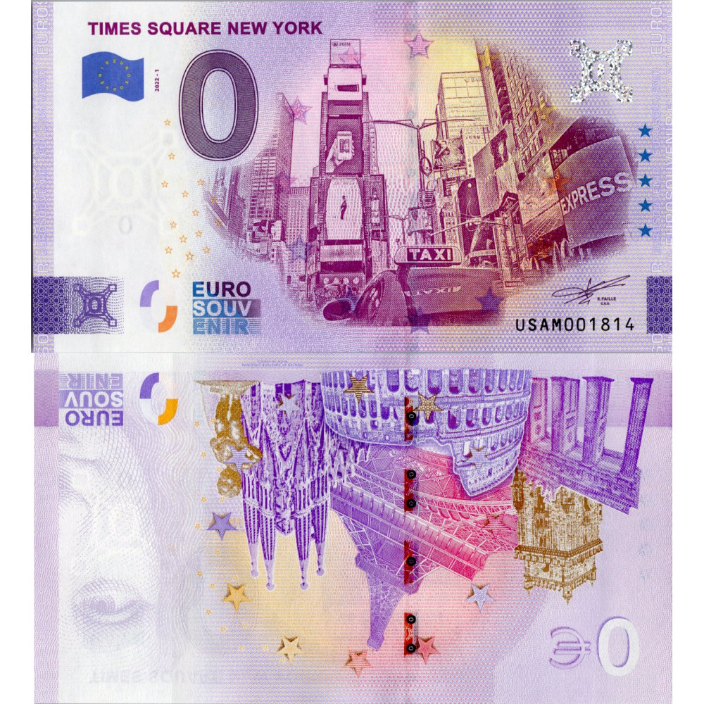 Bankovka 0 EUR, USAM 001814, N/UNC, 2022, serie USAM, 001814 Bankovka 0 EUR, USAM 001814, N/UNC, 2022, serie USAM, 001814