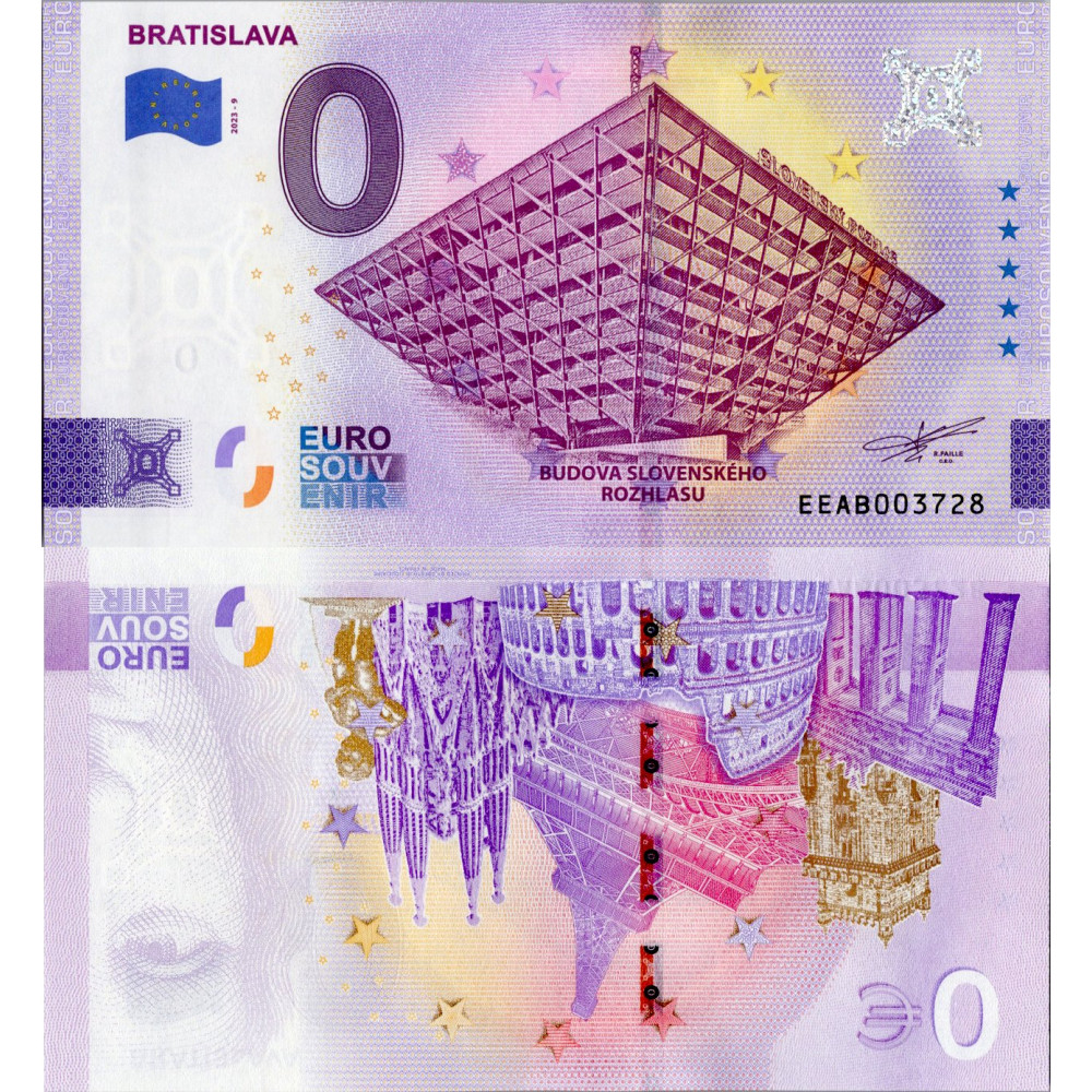 Bankovka 0 EUR, EEAB 003728, N/UNC, 2023, serie EEAB, 003728 Bankovka 0 EUR, EEAB 003728, N/UNC, 2023, serie EEAB, 003728