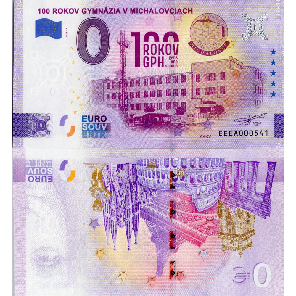 Bankovka 0 EUR, EEEA 000541, N/UNC, 2021, serie EEEA, 000541 Bankovka 0 EUR, EEEA 000541, N/UNC, 2021, serie EEEA, 000541