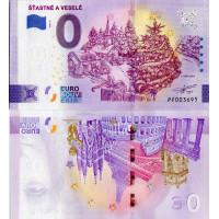 Bankovka 0 EUR, PF 003695, N/UNC, 2022, Štastné a Veselé Bankovka 0 EUR, PF 003695, N/UNC, 2022, Štastné a Veselé