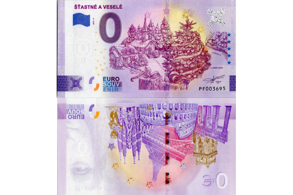 Bankovka 0 EUR, PF 003695, N/UNC, 2022, Štastné a Veselé